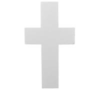 BAZEITFLOW Blank Cross Cake Dummy Foam Model for Fondant Practice Holy Communion Cake Display for Religious Event Decoration