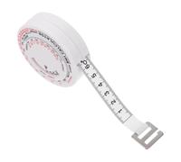 BAZEITFLOW Body Measuring Tape 1.5m Retractable Bmi Tester Waist and Body Fat Measurement Monitoring Tape