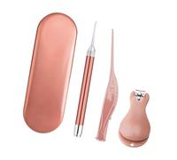 BAZEITFLOW Boy Girl Cleaner Nail Cutter Set Stainless Steel Nail Clippers for Boys and Girls Grooming at Home Travel