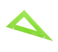 BAZEITFLOW Braille Geometry Triangle Ruler with Tactile Markings for Blind Students Lightweight Plastic Measuring Tool with High Contrast for School and Home Learning