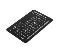 BAZEITFLOW Braille Practice Board with Raised Dots for Alphabet Numbers and Punctuation Educational Tool for Blind Beginners Sensory Development Aid for Tactile Learning and Literacy Skills