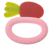 BAZEITFLOW Carrot-Shaped Made of Safe and Gentle Silicone Material with Easy to Grasp Design and Massage Gums Feature, for Soothing Teething Discomfort in Babies