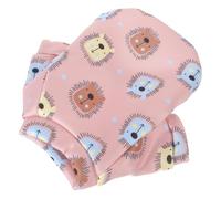 BAZEITFLOW Cartoon Print Warm Fleece Dog Clothes Xl Comfortable Thick Winter Puppy Coat for Small Dogs Easy Wear Outdoor Pet Clothing for Cold Weather and Daily Activities