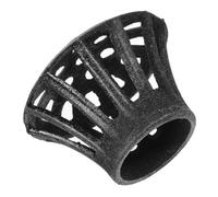 BAZEITFLOW Cast Iron Downspout Drain Leaf Strainer Gutter Guard Filter for Roof Rainwater Pipe 110mm Round Drain Cover Mesh Protector for Outdoor Drainage