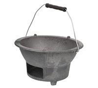 BAZEITFLOW Cast Iron Outdoor Bbq Stove Portable Charcoal Grill for Camping Lightweight Grilling Tool for Heating Soup Cooking Cast Iron Barbecue Stove