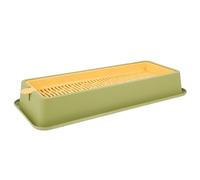 BAZEITFLOW Cat Grass Planter Box for Indoor Cats Hydroponic Soilless Catnip Planting Container Easy to Use Green Grass Growing Kit for Home Gardening