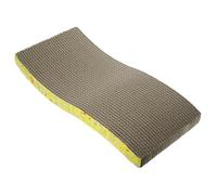 BAZEITFLOW Cat Scratching Board Corrugated Cardboard Cat Scratcher S-shaped Pattern Sturdy Pet Grinding Toy Random Style