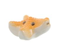 BAZEITFLOW Ceramic Six Hole Ocarina C Key Student Wind Instrument with Ocean Star Design Bright Colored Traditional Flute for Beginners Music Lessons Group Activities and Beach Party Favor