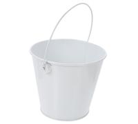 BAZEITFLOW Chic Iron Ice Bucket for Home Bar with Smooth Edges Rust-Resistant Snack Container and Wine Cooler Thick Material for Beer Cocktails and Beverage Cooling