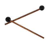 BAZEITFLOW Chicken Wing Wood Drumsticks Set Rubber Head Percussion Mallets Pair for Steel Tongue Drum and Xylophone Small Mallets for Hand Drum and Use