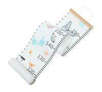 BAZEITFLOW Children’s Height Chart Wall Hanging Ruler for Kids Room Decor, Baby Growth Chart with Insect Pattern, 20x200cm Wooden Wall Measurement for Boys and Girls Nursery