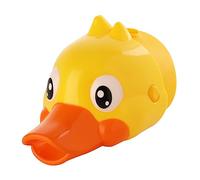 BAZEITFLOW Children's Faucet Guide Extender and Sink Handle Extender, Safe Yellow Water Faucet Auxiliary Device for Hand Washing, Universal Fit for Bathroom and Kitchen Use