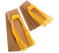 BAZEITFLOW Chinese Kuaiban Clapper Bamboo Hand Percussion Instrument 2pcs Lightweight Traditional Music Tool with Cotton Rope for Speech Contests and Crosstalk Shows