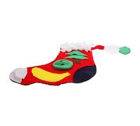BAZEITFLOW Christmas Stocking Shaped Dog Snuffle Mat Slow Feeding Puzzle for Puppies and Dogs Interactive Lovely Foraging and Soothing Feeding Mat with Easy Clean Lint Surface Wear Resistant