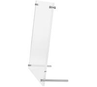 BAZEITFLOW Clear Acrylic Picture Frame Desktop Display Stand for Certificates Photos Posters Business Licenses Wear Resistant Transparent Holder for Office Home Use