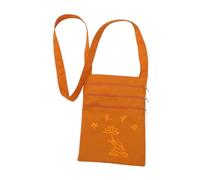 BAZEITFLOW Cloth Shoulder Bag for Monk with Three Zipper Compartments Lightweight Sling Storage Bag for Buddhist Prayer Items Multipurpose Crossbody for Men Pilgrimage and Daily Use