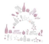 BAZEITFLOW Colorful Birthday Party Table Confetti Multipurpose Decorative Confetti Sprinkles for Festive Shower Easy Cleanup Vibrant Celebration Decoration Scatter