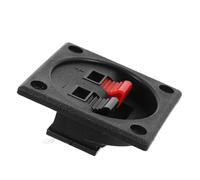BAZEITFLOW Compact Double Binding Post Speaker Box Terminal Connector with Polarity Markings for Car Subwoofer Accessories Easy Installation and Practical Use in Speaker Cabinets