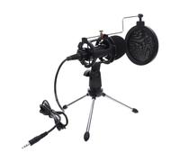 BAZEITFLOW Condenser Microphone for Desktop with Noise Reduction Plug and Play Gaming and Podcast Recording Mic for Streaming Home Entertainment Compatible with Laptop