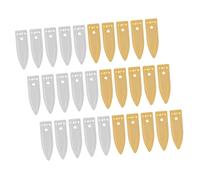 BAZEITFLOW Copper and Zinc Electrode Strips Copper Zinc DIY Fruit Battery Science Kit Replacement Electrodes for School Physics Experiments Stable Output Easy Setup for Classroom and Home Use