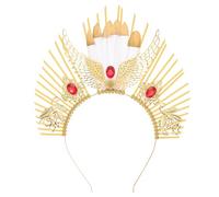 BAZEITFLOW Creative Yellow Ring Hair Hoop Headband Multi-purpose Plastic Hair Accessory with Unique Simple Appearance Design for Banquet and Engagements