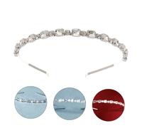 BAZEITFLOW Crystal Rhinestone Hairband for Lightweight Party Wedding Headpiece Elegant Sweet Hair Decor for Birthday Bridal Festival
