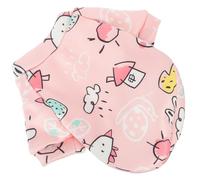 BAZEITFLOW Cute Cartoon Print Warm Pet Coat for Small Dogs Xs Cozy Winter Puppy Apparel for Autumn Cold Weather Soft Dog Clothes for Comfort and Style