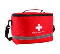 BAZEITFLOW Cylinder Shape Emergency Kit Bag Portable Survival Pouch for Outdoor Activities Convenient Storage for Tools Accessories Random Shoulder Strap Color Random Color