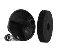 BAZEITFLOW Cymbal Replacement Accessories with Felt Pad and Plastic Holder Lightweight Drum Stand Support for Floor Protection and Noise Reduction Compatible with Jazz and Various Drum Kits
