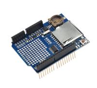 BAZEITFLOW Data Logging Shield with Rtc Battery Backup Data Recorder Module Compatible for Sd Cards Prototyping Pcb Board for Reliable Power and Timekeeping