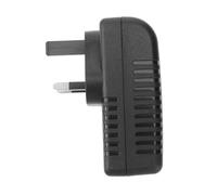 BAZEITFLOW Dc Power Over Ethernet Adapter with Uk Plug Plastic Power Supply for Camera Router Ethernet Devices Over Voltage Short Circuit Protection Safe for Home and Office Use