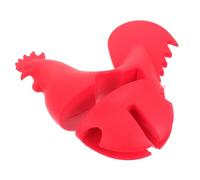 BAZEITFLOW Decorative Rooster-Shaped Silicone Boil Lifter Spill Stopper for Kitchen Pot Lid Overflow Prevention Practical Lightweight Cooking Accessory