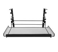 BAZEITFLOW Desk Storage Basket Large Black Wire Mesh Design for Home Office Study with Ample Space Fits under Desk for Organising Files Documents and Accessories