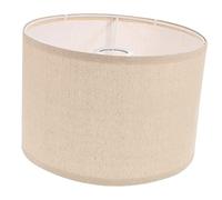 BAZEITFLOW Dismountable Fabric Lampshade for Table Ceiling Wall Lamps Simple Solid Color Home Textile Light Cover Easy to Install Suitable for Bulbs Beige