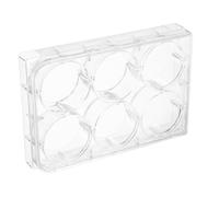 BAZEITFLOW Disposable Cell Culture Plate for Laboratory Use Tissue Culture Tray with Multi Sample Wells Reliable and Saving Lab Equipment for Cell Experiments
