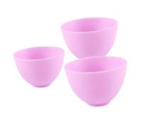 BAZEITFLOW DIY Mask Bowl and Mud Mask Mixing Bowl 3Pcs Soft Anti-Drop Odorless Non-Toxic for Home and Beauty Treatments