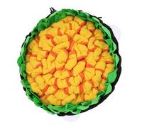 BAZEITFLOW Dog Snuffle Mat Pet Training Mat for Slow Feeding Foraging Puzzle Safe Fleece Reduces Boredom Improves Sniffing Skills for Dogs