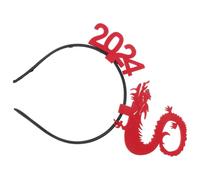 BAZEITFLOW Dragon Year Headband Adult Hair Band Festive Hair Accessory for Year Party Celebration Photo Prop with Comfortable Design