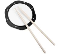 BAZEITFLOW Drum Practice Pad Dumb Drum Practice Mat with Rubber Drumsticks Storage Bag Silent Volume Reduction and Technique Training