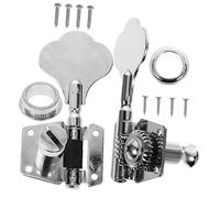 BAZEITFLOW Durable Bass Tuner Machine Head Electric Bass Tuning Pegs with Screws for Changes for Beginners and Professionals