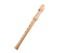 BAZEITFLOW Eight-hole Oak Wood Treble Recorder for Beginners, German Fingering Wooden Wind Instrument for Student Music Practice, Portable Professional Clarinet for Children and Adults