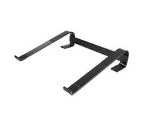 BAZEITFLOW Ergonomic Aluminium Alloy Laptop Stand Rack with Folding Design for Desk Elevated Eye-level Holder with Open Heat Dissipation for Efficient Cooling Anti-slip Stable Support