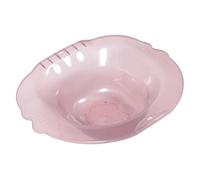 BAZEITFLOW Ergonomic Plastic Sitz Bath Basin with Dual Handles Comfortable Curved Design for Pregnant Women and Elderly Space Saving Hanging Feature Wide Spill Resistant Sides Soothing Warm