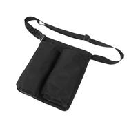 BAZEITFLOW Essential Oil Bottle Holder Waist Bag Black Massage Bottle Pouch Organizer Practical Storage for Therapists and Spa Use