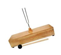 BAZEITFLOW Experimental Tuning Fork with Hammer and Wooden Base for Acoustic Physics Experiments Musical Instrument Pitch and Chakra Therapy