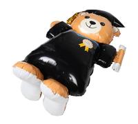 BAZEITFLOW Extra Large Standing Graduation Bear Balloon Cartoon Animal Decoration for Indoor Outdoor Graduation Party Photo Background and Celebration Decor