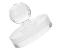 BAZEITFLOW Eyeshadow Stamper and Press Tool 36mm Crystal Compact Powder Mold for Diy Blush and Highlighter Cosmetic Pressing for Professional Makeup