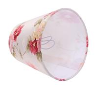 BAZEITFLOW Fabric Floral Table and Floor Lamp Shade Cover Lightweight Iron Frame Easy Installation Replacement for Bedroom Living Study Hotel Farmhouse Light Fixtures