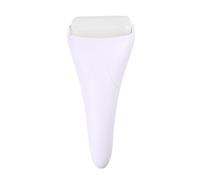 BAZEITFLOW Facial Ice Roller for Skin Care Massager with Long Handle Soothes Redness and Wrinkles Contracts Blood Vessels for Relief Allergy and Fever Aid for Women and White