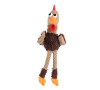 BAZEITFLOW Fighting Chicken Toys Cartoon Rooster Doll Pet Chew Molar Toy for Dog Cat Puppy Interactive Playtime Dog Chew Molar Doll for Puppy Teething